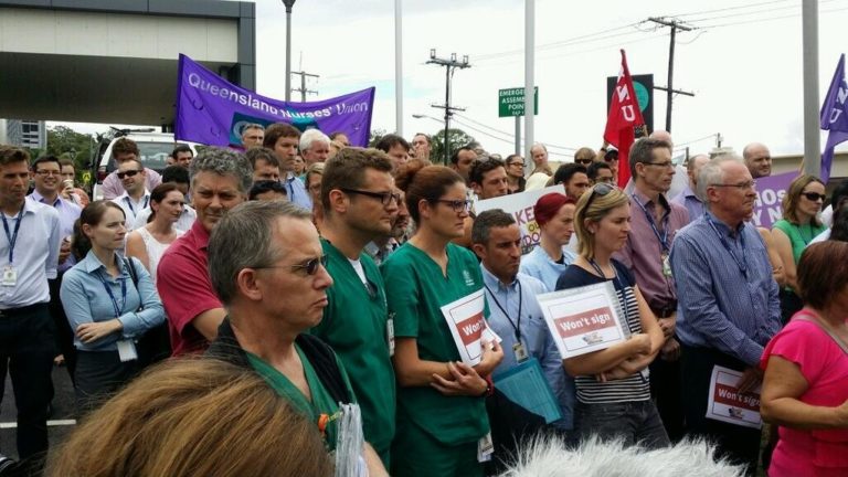 Doctors protest State Government’s “dodgy contracts”