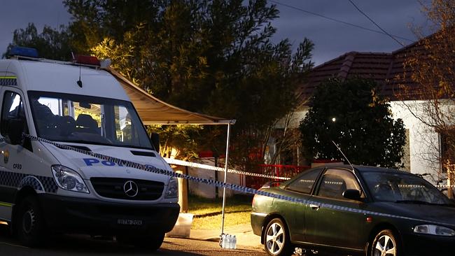 Police at the scene in Lithgow / Picture: Tim Hunter