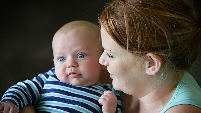 Laura Keast chose not to have her son Xavier circumcised. Picture: Jamie Hanson