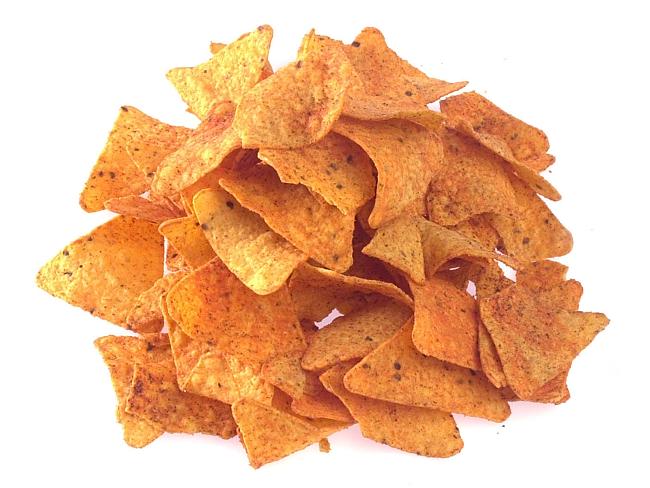 Doritos aren’t kidding anyone with that shade of orange.