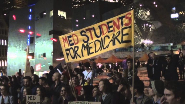 Thousands March For Medicare In Melbourne – 30th May 2014 – Australia