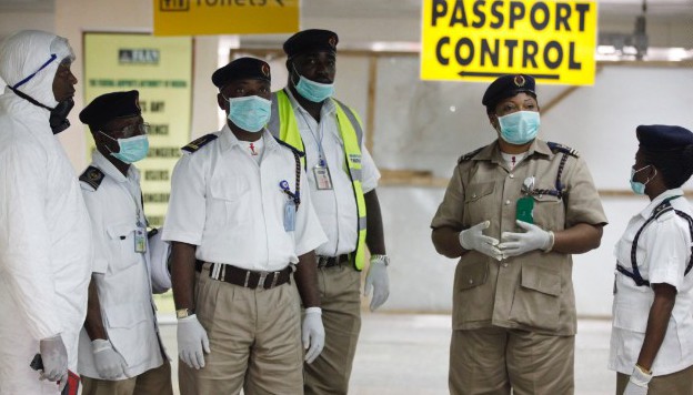 ebola traveling warning