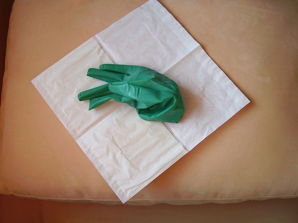 Prostate exam glove