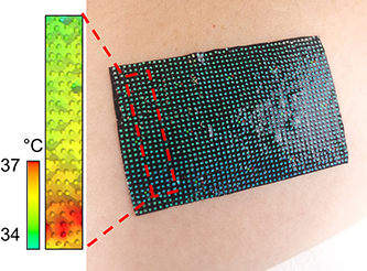 skin sensor Flexible Skin Temperature Sensor Changes Color, Helps Detect Blood Flow and Hydration Levels