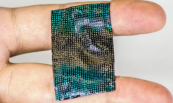 temp sensor Flexible Skin Temperature Sensor Changes Color, Helps Detect Blood Flow and Hydration Levels