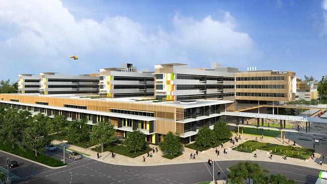 Artist's impression for new Sunshine Coast University Hospital at Kawana.