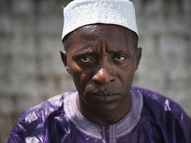 Mohammed Bah, 39, works as a driver and lost his wife, mother, father and sister to the v