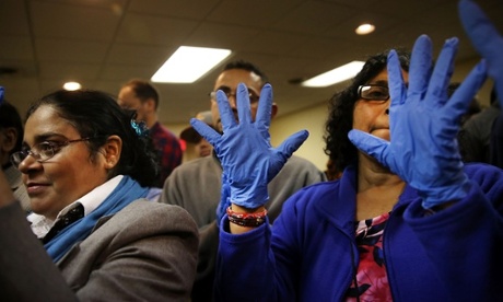 ebola airline cabin cleaners