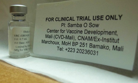 The Ebola vaccine being trialled in Mali following tests in the US and the UK.