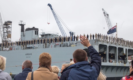 The RFA Argus leaves Falmouth for Sierra Leone to help tackle the Ebola crisis. So far, the crisis response has been spearheaded by the usual suspects – Britain, France and the US.