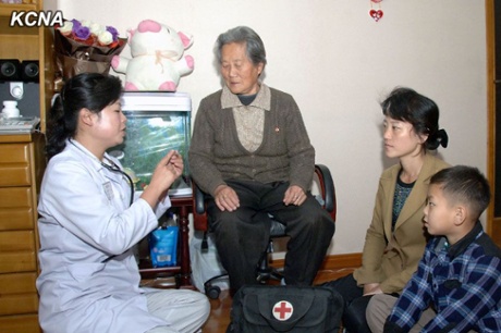 Ebola North Korea elderly