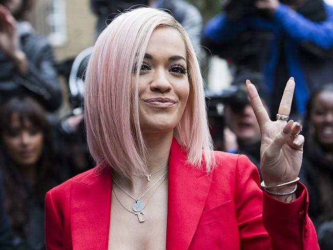 British singer Rita Ora. Pic: AFP PHOTO / ANDREW COWIE