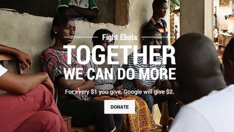 Google donates millions to fight Ebola, launches ‘public giving’ campaign