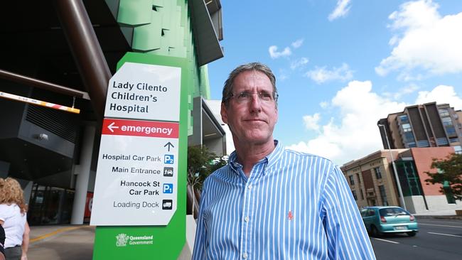 Departing CEO of the New Lady Cilento Hospital, Peter Steer, pictured on opening day. He 