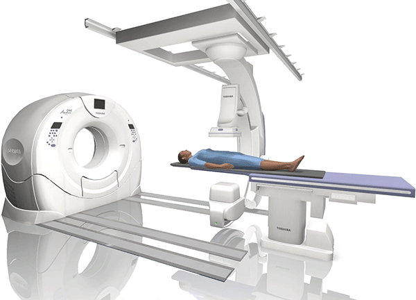 Infinix 4DCT Aquilion ONE Toshiba’s New Infinix 4DCT Integrates CT Scanner Into Interventional Radiology Suite