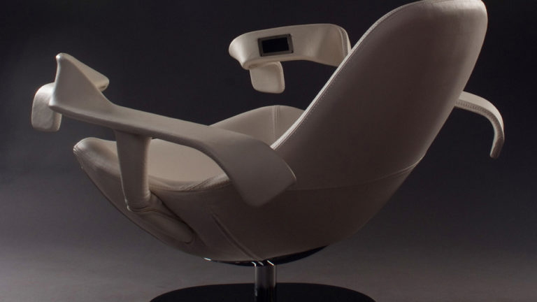 This chair is an invisible gym for your living room