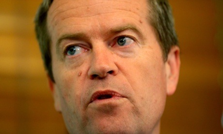 Opposition leader Bill Shorten at the last Caucus meeting for the year in Parliament House Canberra this afternoon, Tuesday 2nd December 2014.