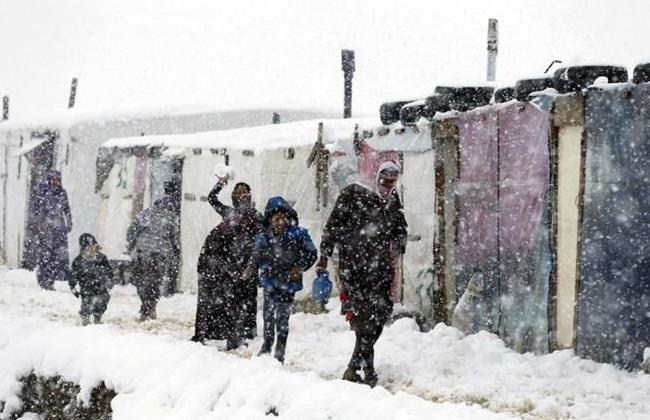 Many Syrian refugees live in tents that offer very little protection from the harsh winter conditions, which are the worst in several years.