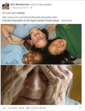 A post on Erin Brockovich's Facebook page.