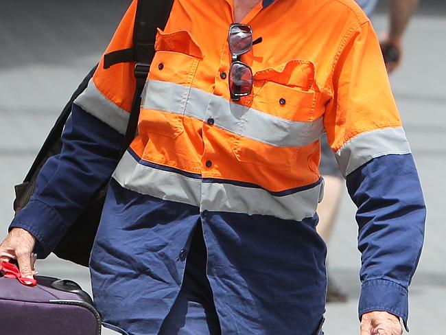 FIFO worker Peta Watson from Mindarie at Perth airport.