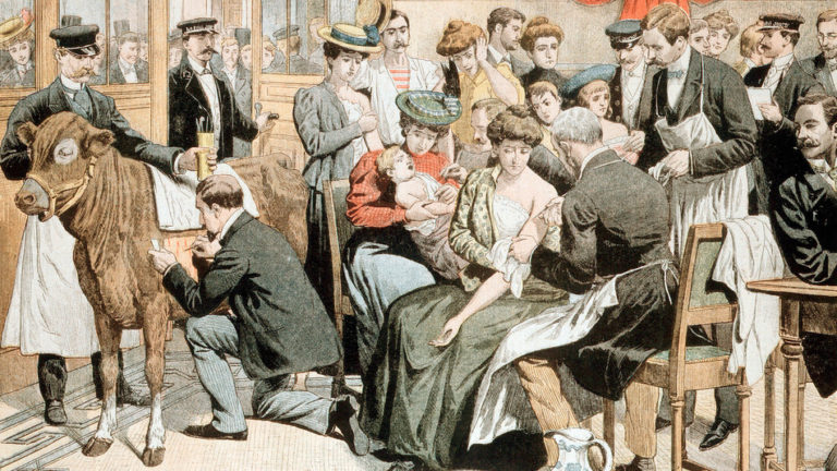 Vaccines have been a political flashpoint for more than 200 years