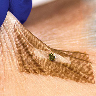 Epidermal Stretchable Electronics with NFC Technology