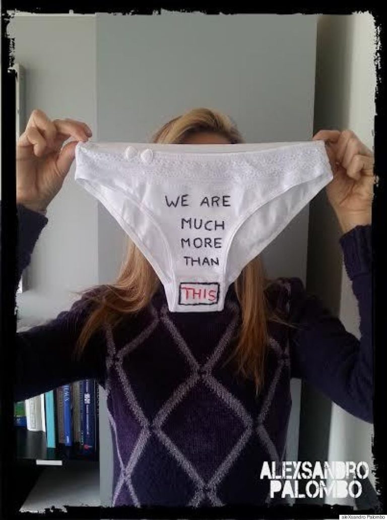 Underwear Campaign Shares Powerful #BriefMessage About Violence Against Women