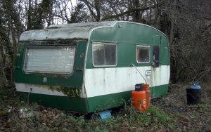 Old caravan