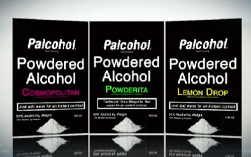 Each packet of powdered alcohol 