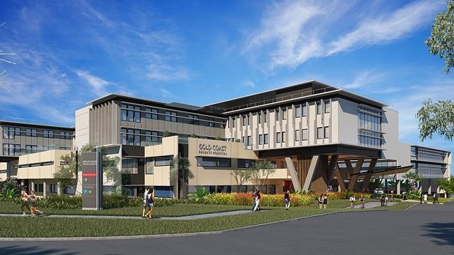 Artist’s impressions of the Gold Coast Private Hospital at Parklands.