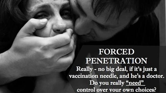 Outrage as vaccines compared to rape