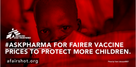 A fair shot: MSF launches global #AskPharma campaign for fairer vaccine prices