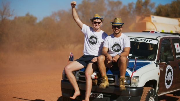 Participants in last year's Shitbox Rally took on touch conditions between Meekatharra and Marble Bar.