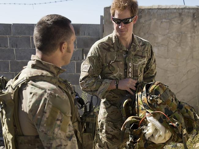 Even Captain Harry Wales, as he is known in the British Army, gets in on the rucking acti