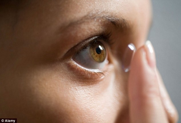 Contact lenses may increase risk of eye infections by transferring bugs from skin to the eye