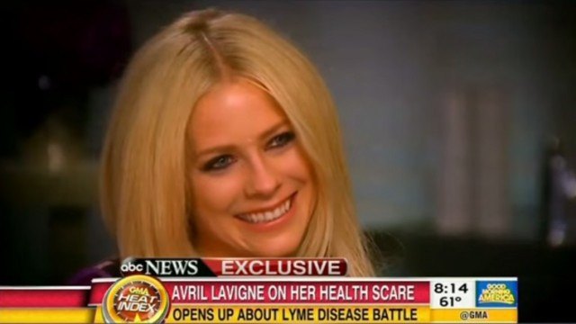 Avril Lavigne Lyme disease happy