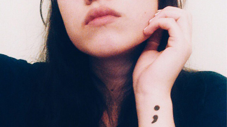 Semicolon tattoos are a new way to talk about mental health