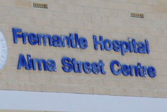 Fremantle Hospital Alma Street Centre sign