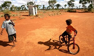 Children in Utopia, 200km north of Alice Springs.