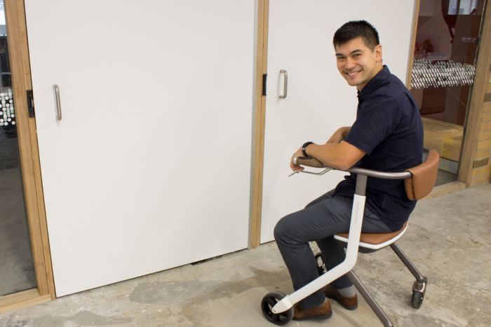 Footprints frame: Melbourne start-up company Quanticare reinvents the walking frame to create high-tech tool to stop falls among the elderly