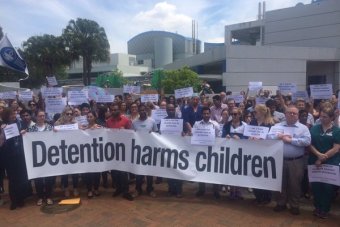 ‘Detention harms children’: Medical staff, students in nationwide protests