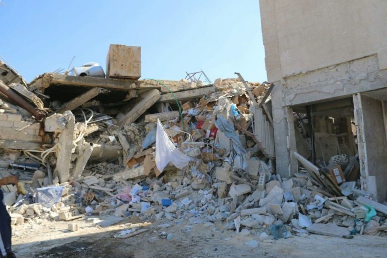 Before and after the airstrikes: Photos of charity hospital reveal devastation in Syria