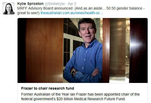 Where to in medical research? Ian Frazer heads advisory board for Medical Research Future Fund