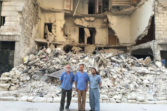 Doctors under fire in Aleppo as Syrian forces target hospitals