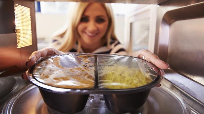 Microwave meals may have serious effects on your health. Picture: iStock.